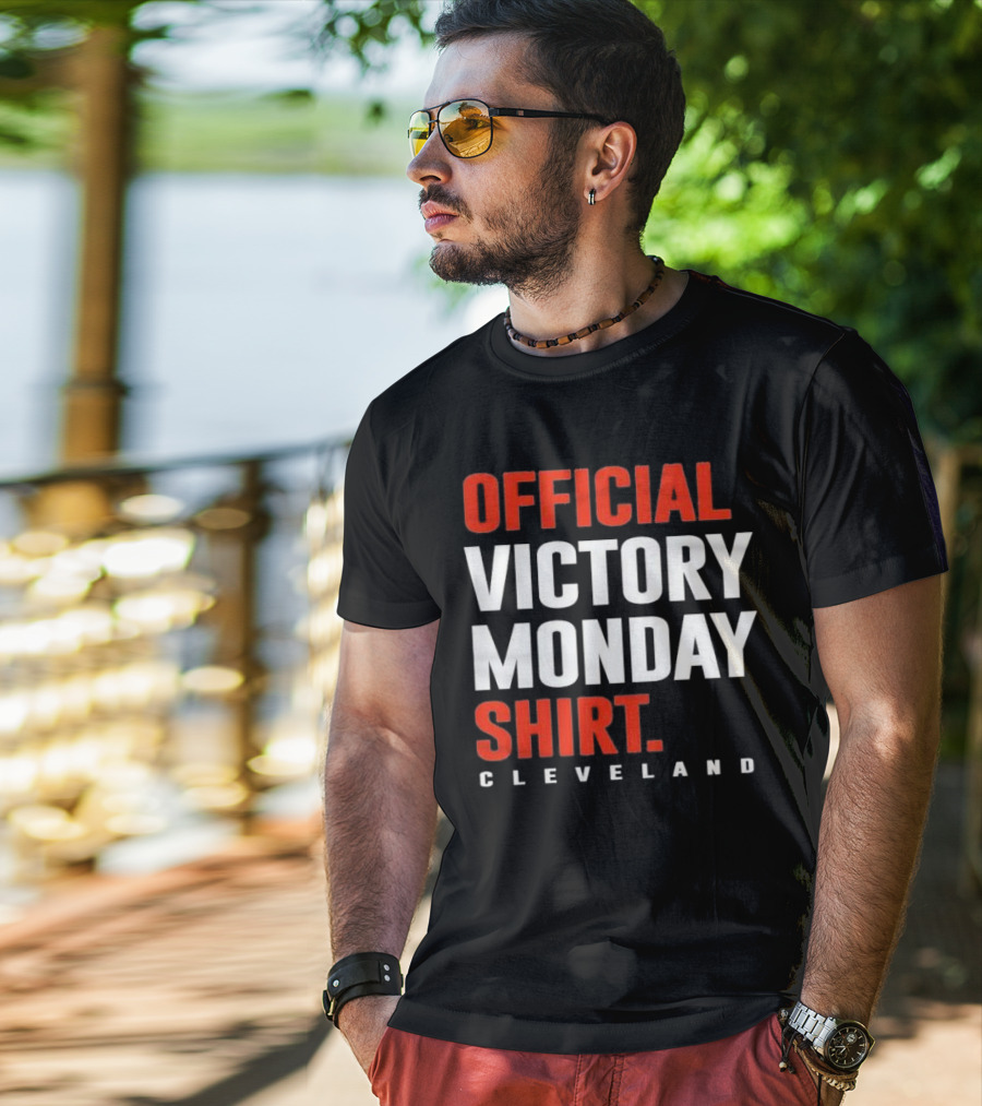 Cleveland Official Victory Monday T-Shirt