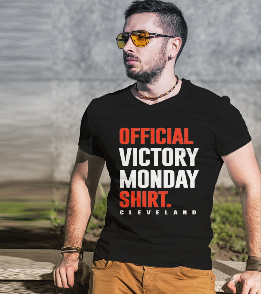 Cleveland Official Victory Monday T-Shirt