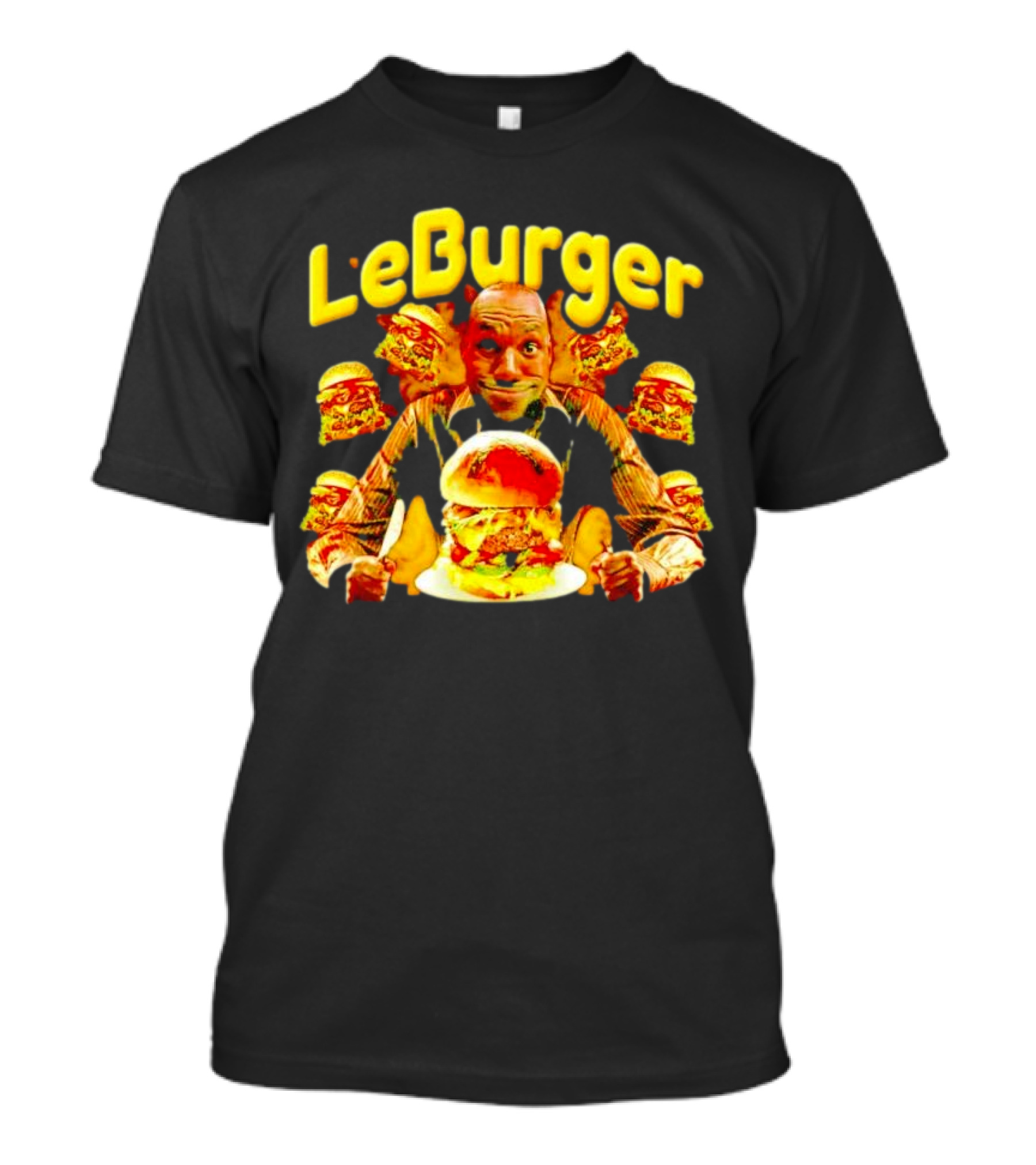 LeBurger LeBron James Burgers Multicolor Kings T-Shirt