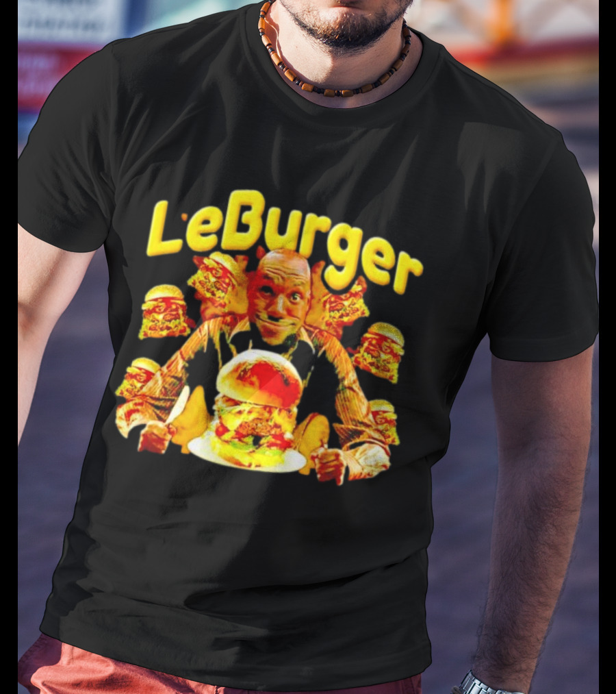 LeBurger LeBron James Burgers Multicolor Kings T-Shirt
