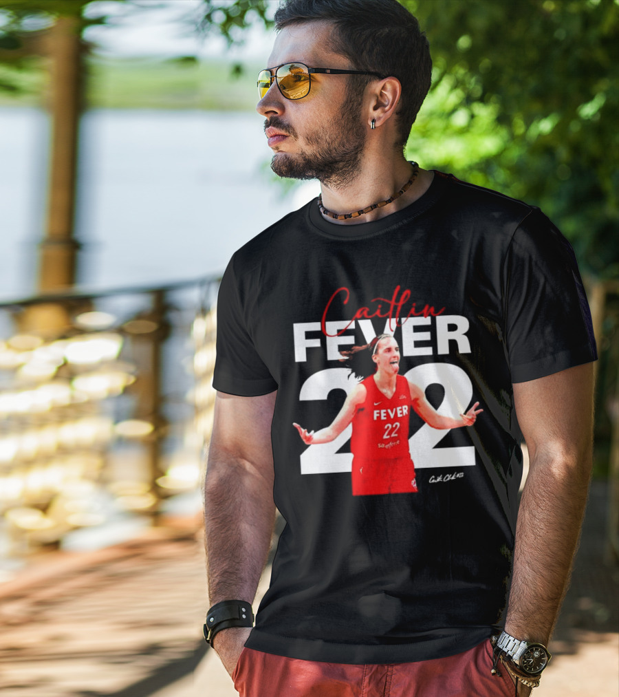 Caitlin Fever 22 Red Jersey SaeFere T-Shirt