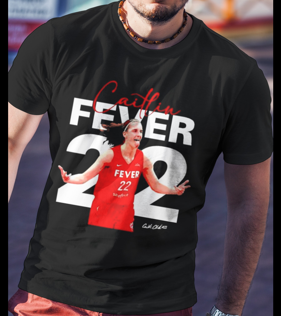 Caitlin Fever 22 Red Jersey SaeFere T-Shirt