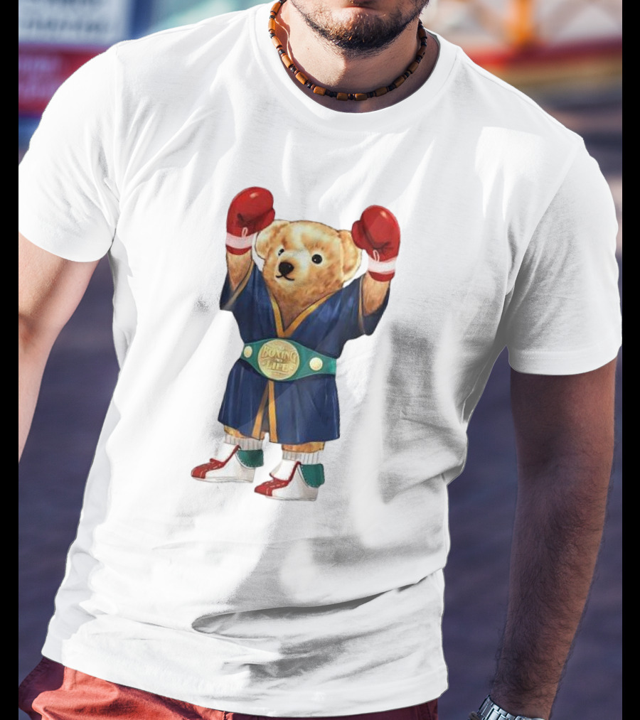 Canelo Bear Champion Boxing No Life Boxing Gloves Robe T-Shirt
