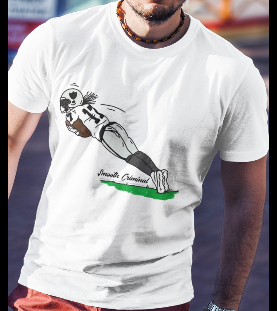 Smooth Criminal Davante Adams Las Vegas Raiders Leap NFL Football T-Shirt