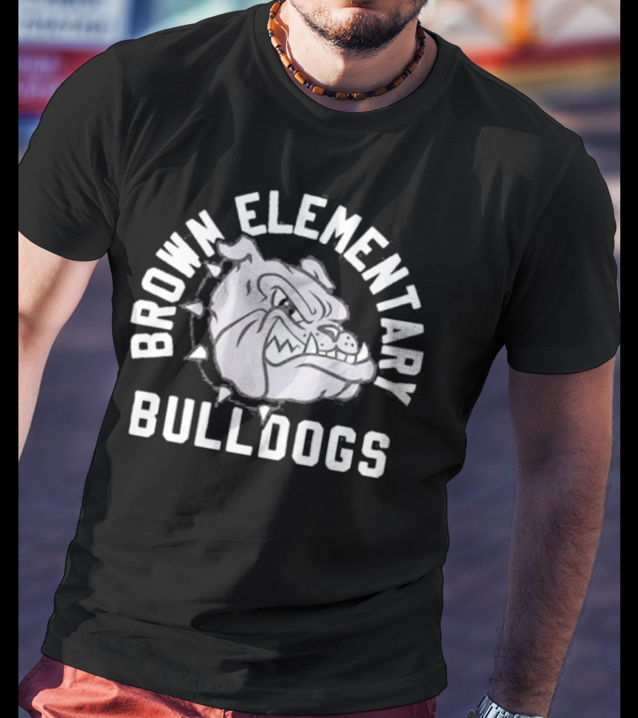 Brown Elementary Bulldogs Mascot T-Shirt