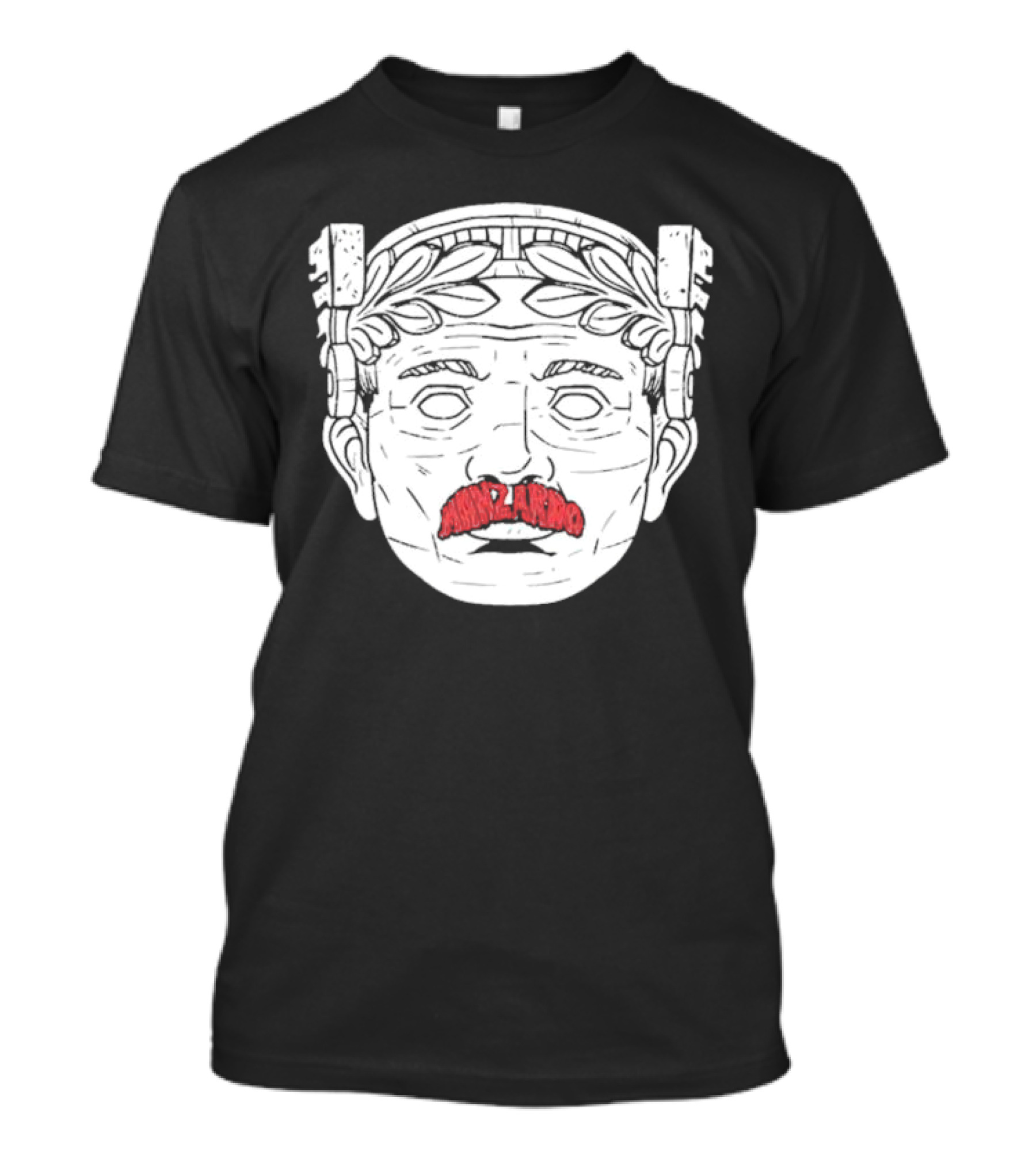 Guardian Maxilarino Mustache Roman Bust T-Shirt