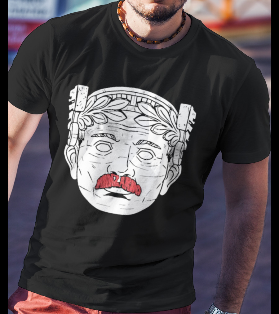 Guardian Maxilarino Mustache Roman Bust T-Shirt