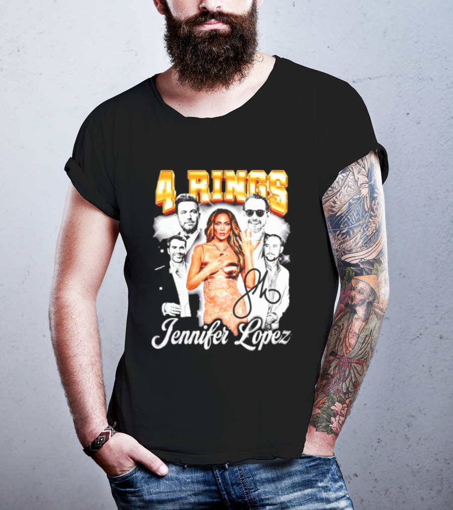 4 Rings Jennifer Lopez Signature T-Shirt