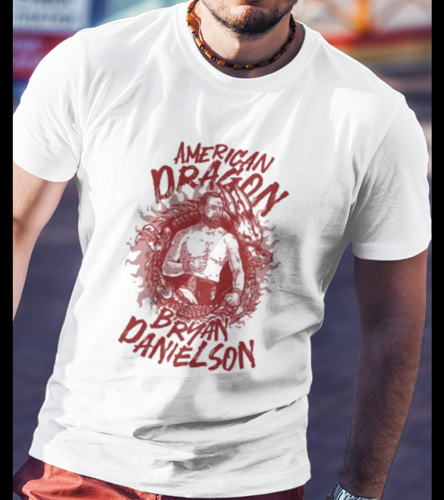 American Dragon Bryan Danielson Fiery Red Power T-Shirt