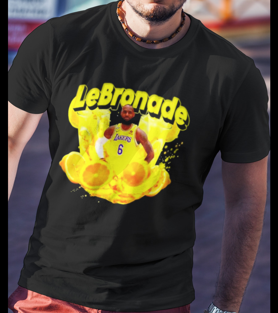 LeBronade LeBron James Los Angeles Lakers 6 Lemon Explosion T-Shirt