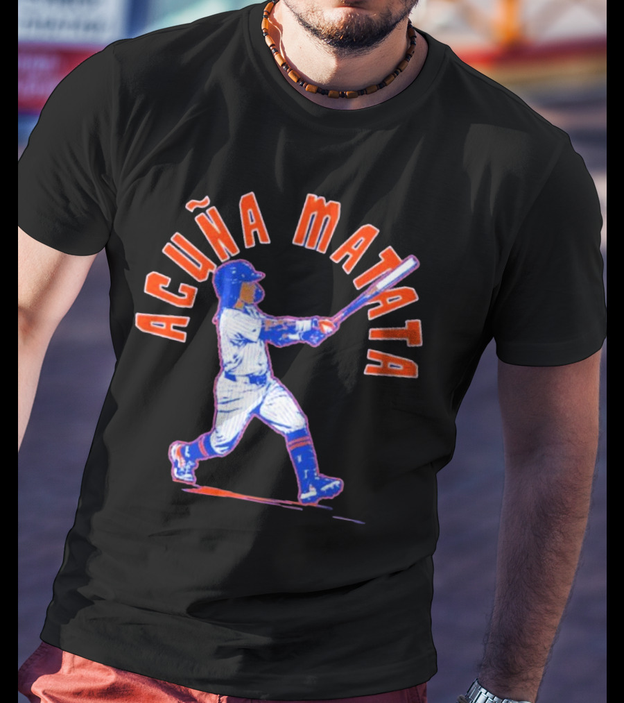 Acuna Matata Baseball Swing New York Mets T-Shirt