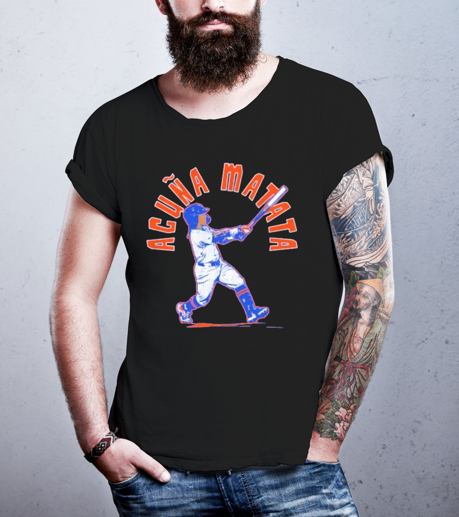Acuna Matata Baseball Swing New York Mets T-Shirt