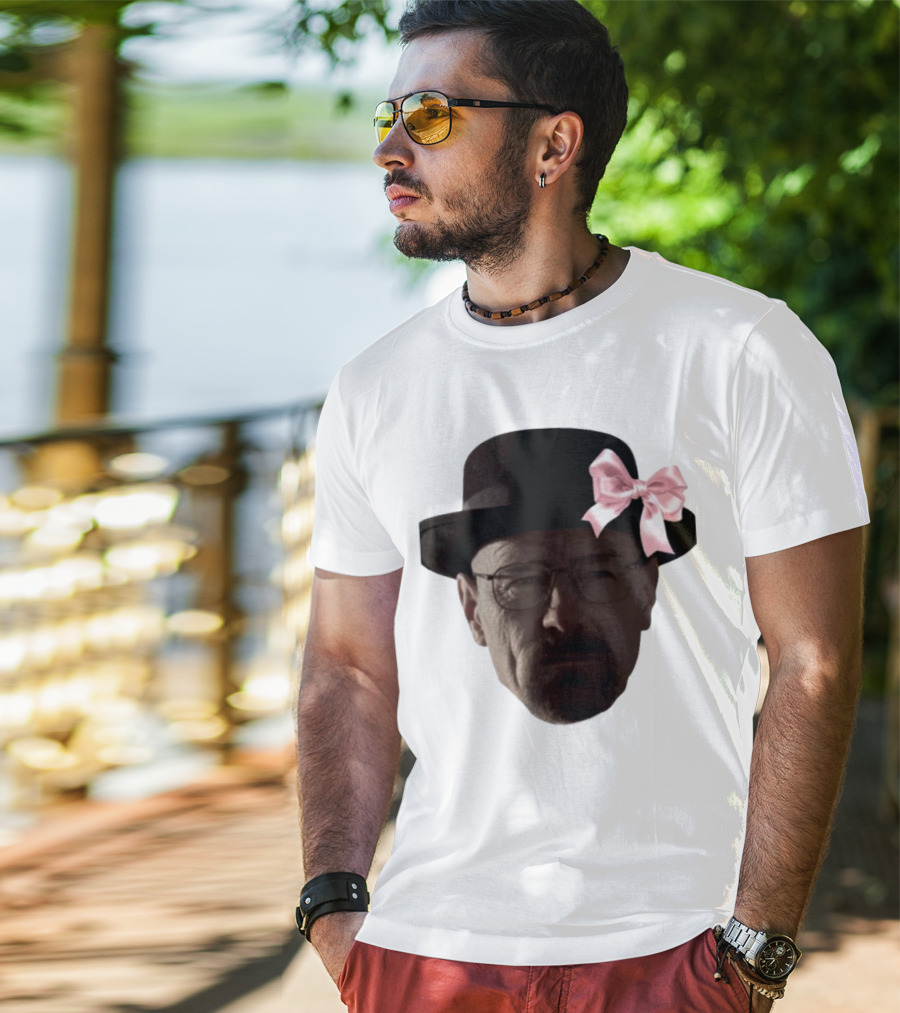 Pink Bow Walter White Heisenberg Breaking Bad T-Shirt