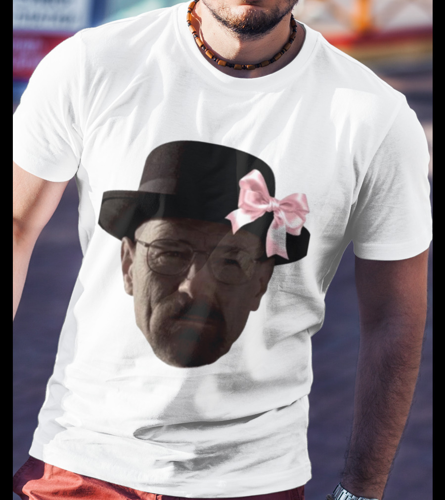 Pink Bow Walter White Heisenberg Breaking Bad T-Shirt