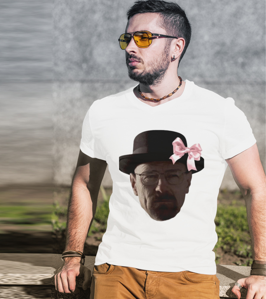 Pink Bow Walter White Heisenberg Breaking Bad T-Shirt