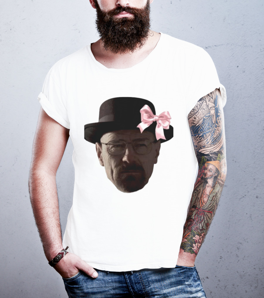 Pink Bow Walter White Heisenberg Breaking Bad T-Shirt