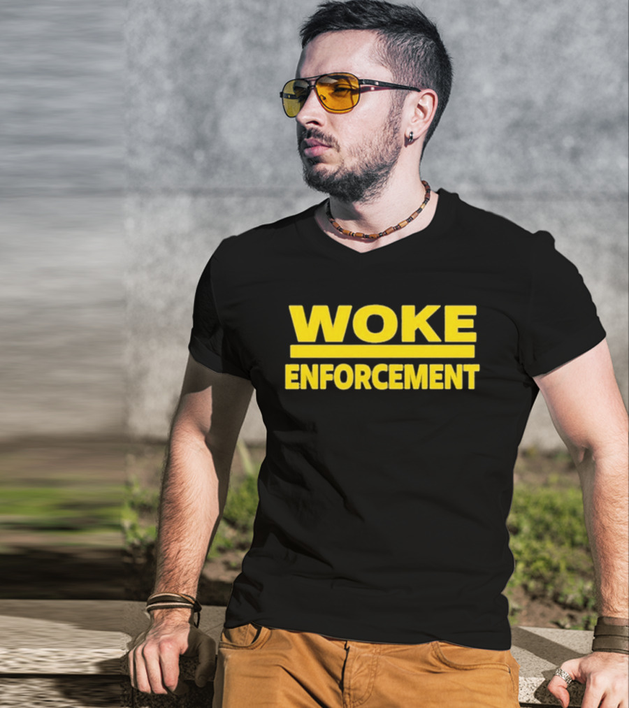 Admiral Bear Woke Enforcement Enforcement Woke T-Shirt