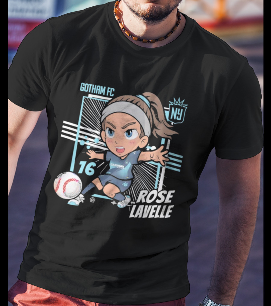Gotham FC NY Rose Lavelle Chibi 16 T-Shirt