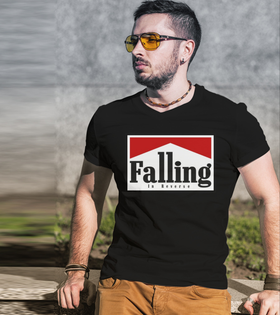 Falling In Reverse Logo Design With Red Arrow T-Shirt