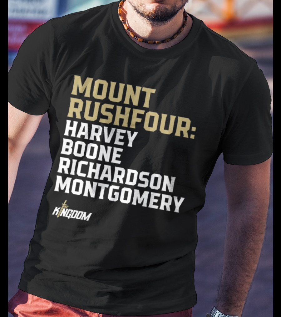 Mount Rushfour Harvey Boone Richardson Montgomery The Kingdom T-Shirt