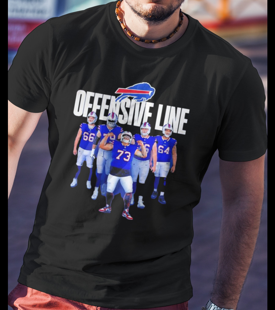 Buffalo Bills Offensive Line Love For The Big Team Spirit T-Shirt