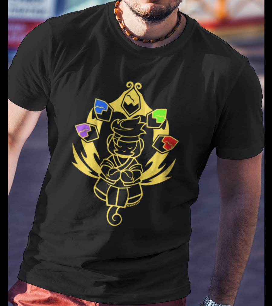 Pokémon Gym Badges T-Shirt