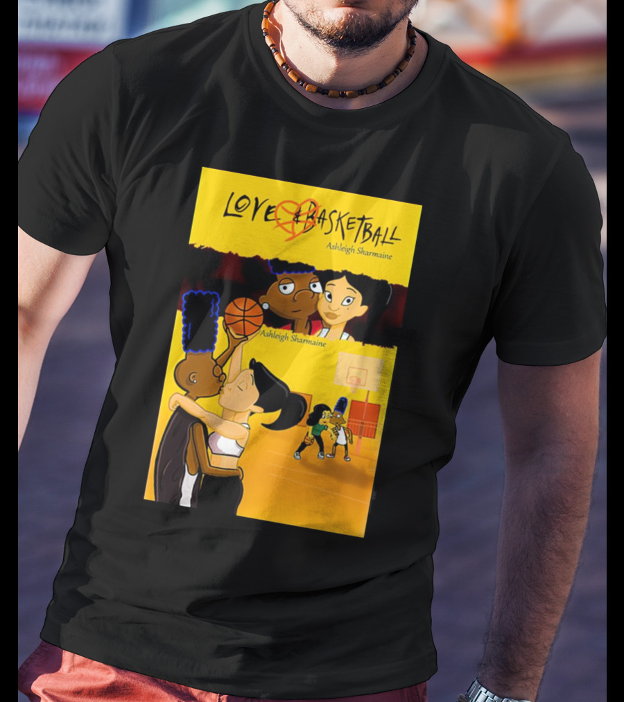 Love And Basketball Ashleigh Sharmaine Animated Romance Sports T-Shirt