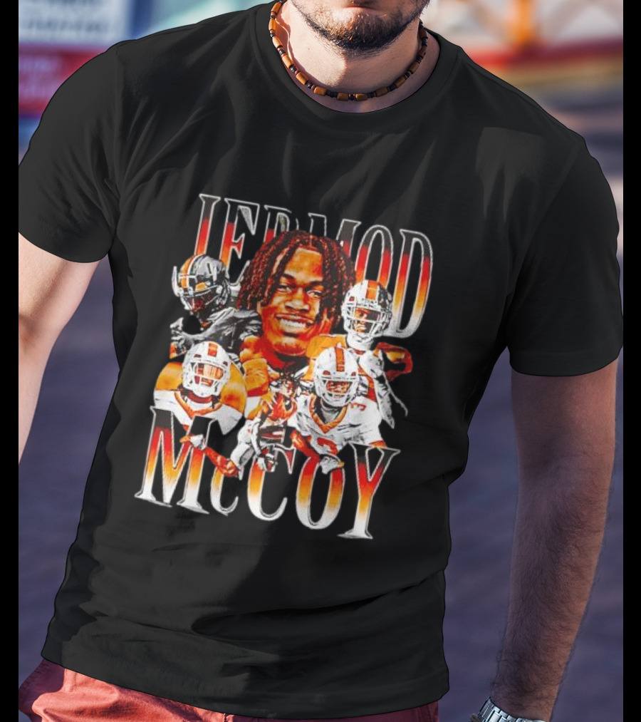 Jermod McCoy Tennessee Volunteers Player College Vintage T-Shirt