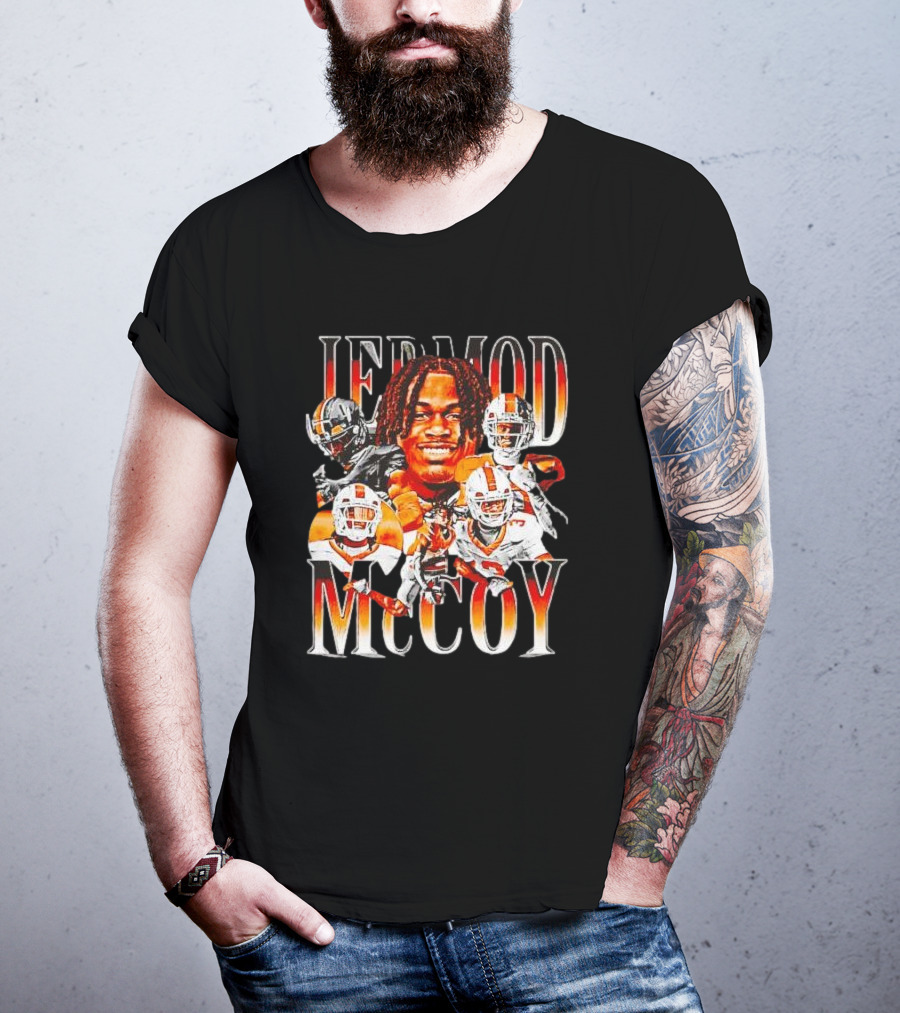 Jermod McCoy Tennessee Volunteers Player College Vintage T-Shirt