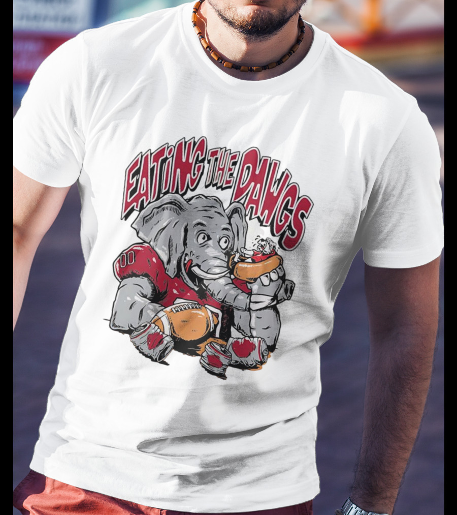 Alabama Crimson Tide Eating The Dawgs Defeat Georgia Bulldogs T-Shirt