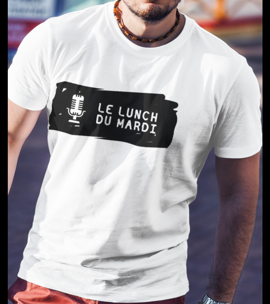Le Lunch Du Mardi Podcast MLS Microphone T-Shirt