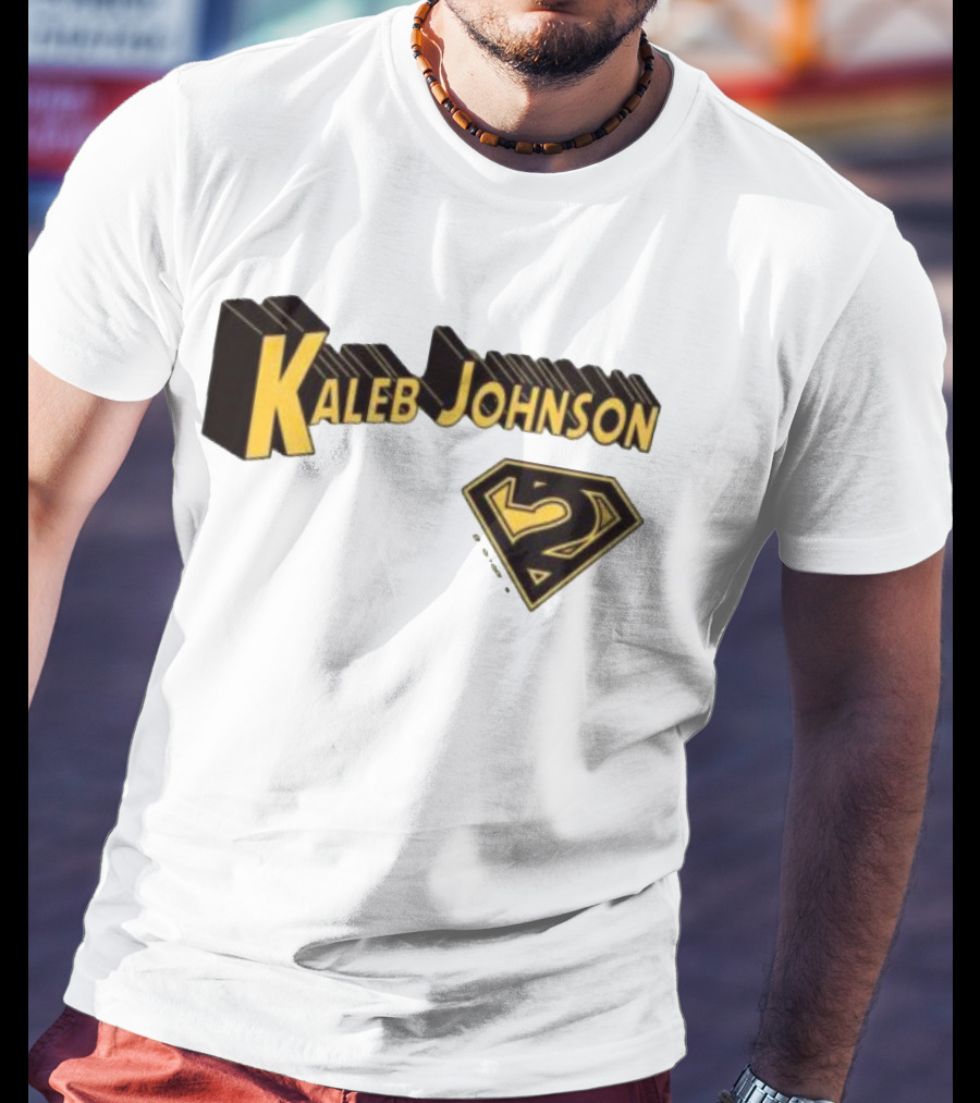 Kaleb Johnson Superman Style Logo Retro T-Shirt