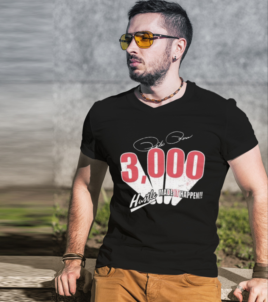 Pete Rose Hustle 3000 Made It Happen T-Shirt