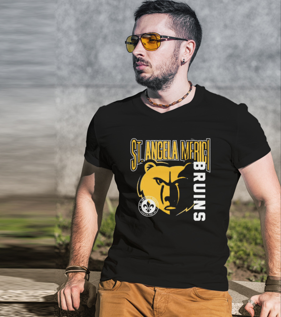 St. Angela Merici Bruins Bear Logo Normandy Park Ohio T-Shirt
