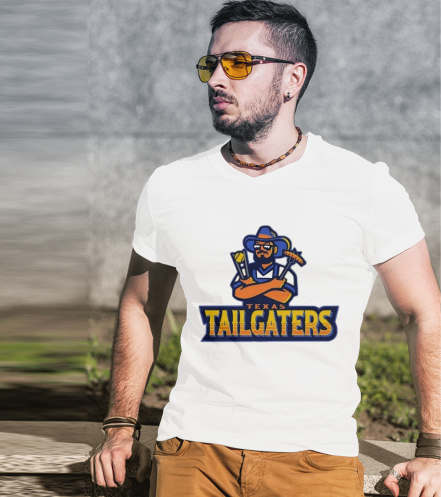 Texas Tailgaters Cowboy Grilling And Chilling T-Shirt