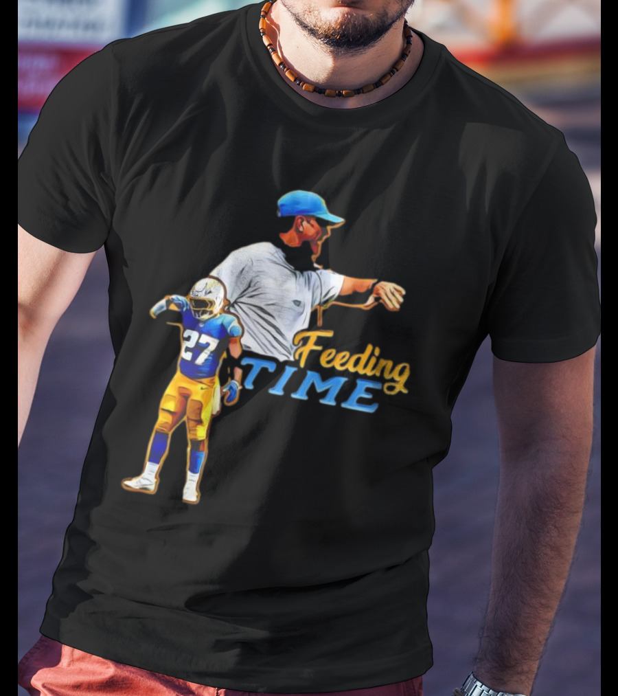 Feeding Time 27 Football Player T-Shirt