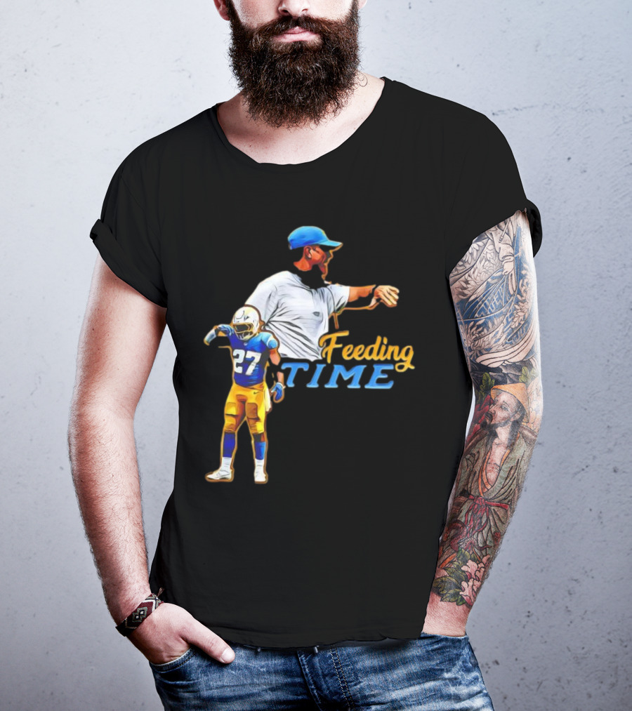 Feeding Time 27 Football Player T-Shirt