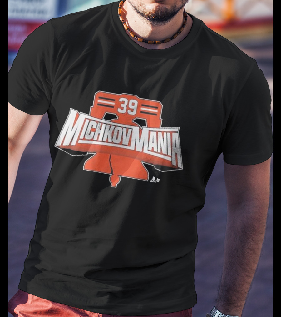 Matvei Michkov Mania 39 Liberty Bell T-Shirt