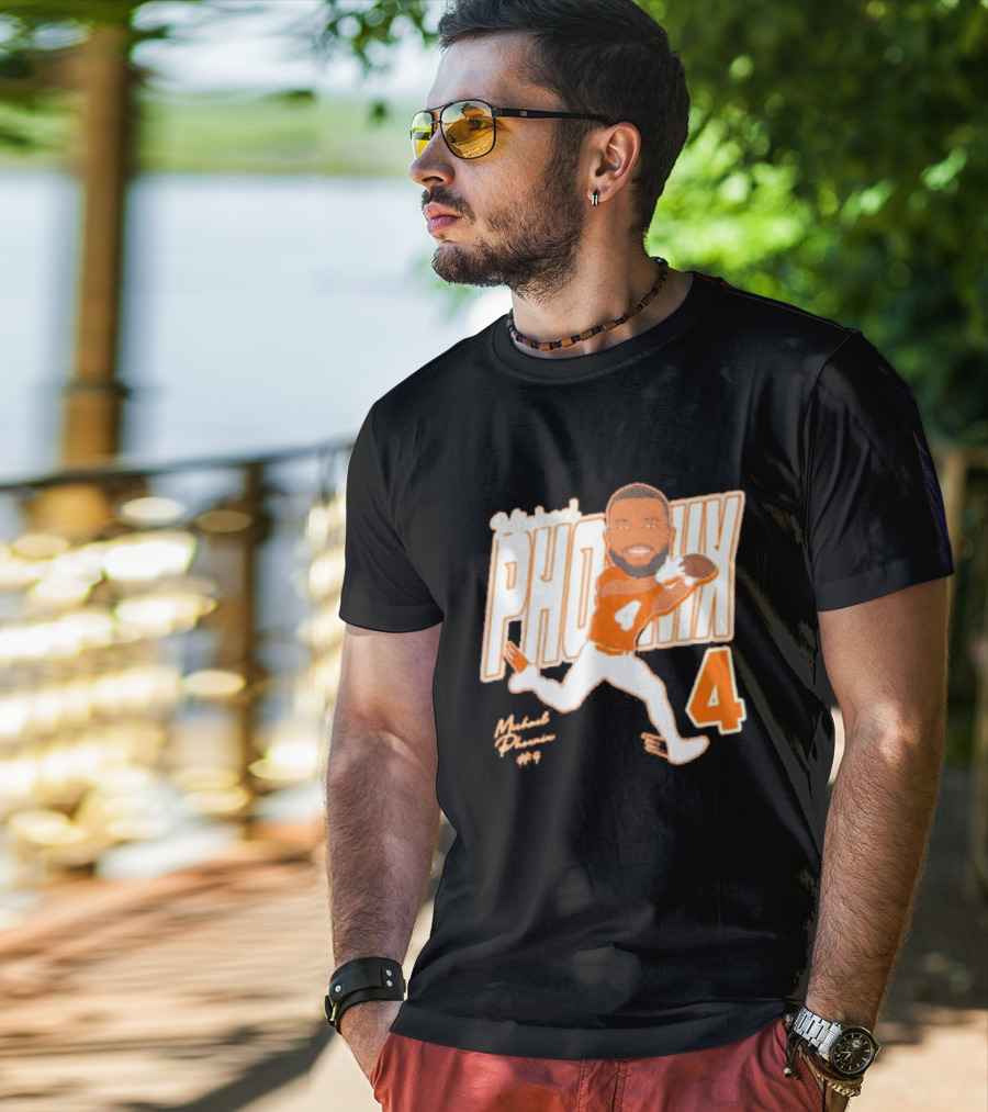 Michael Phoenix #4 Sam Houston Bearkats Signature Player Cartoon T-Shirt