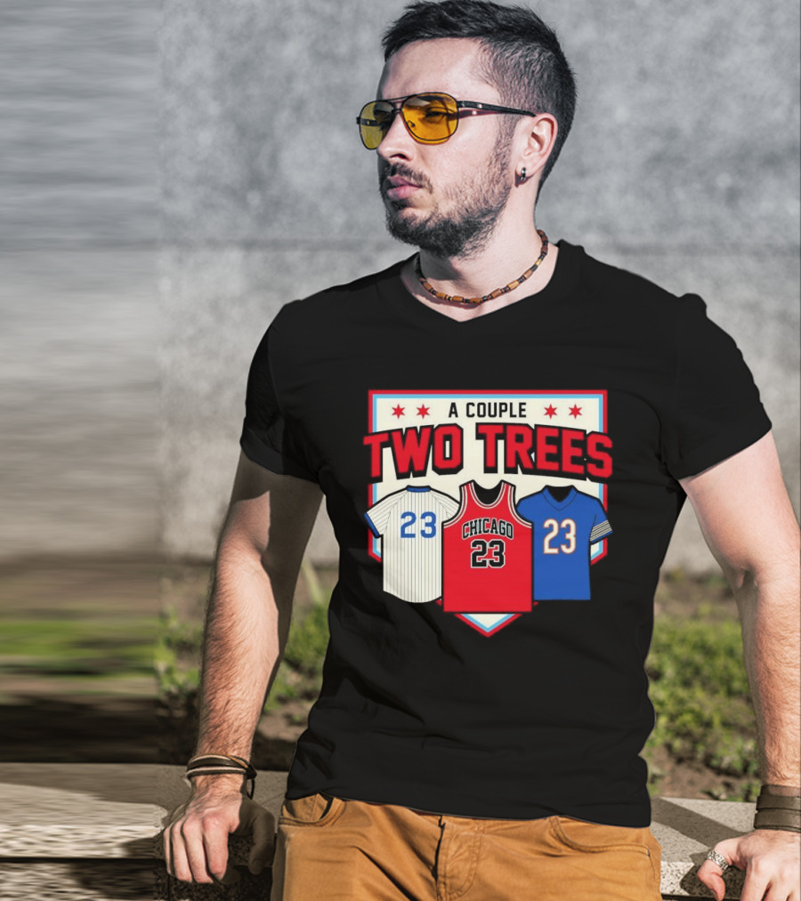 A Couple Two Trees Chicago 23 Sports Jerseys T-Shirt