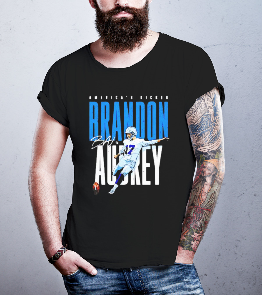 America's Kicker Brandon Aubrey Dallas Cowboys Signature T-Shirt