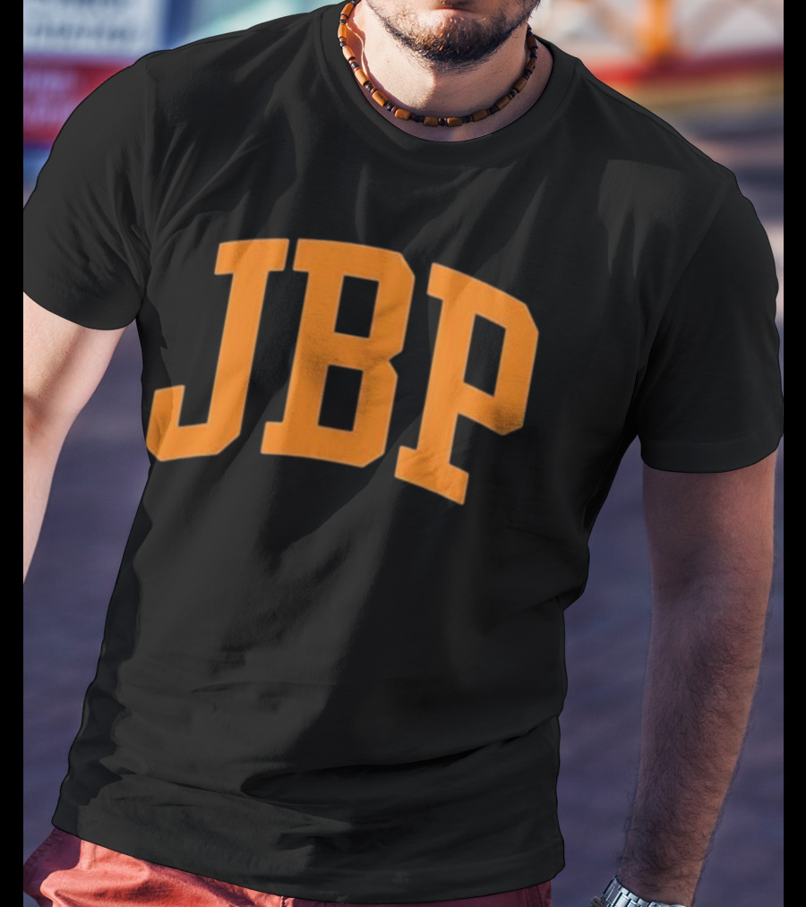JBP Cobalt Orange Block Letters T-Shirt