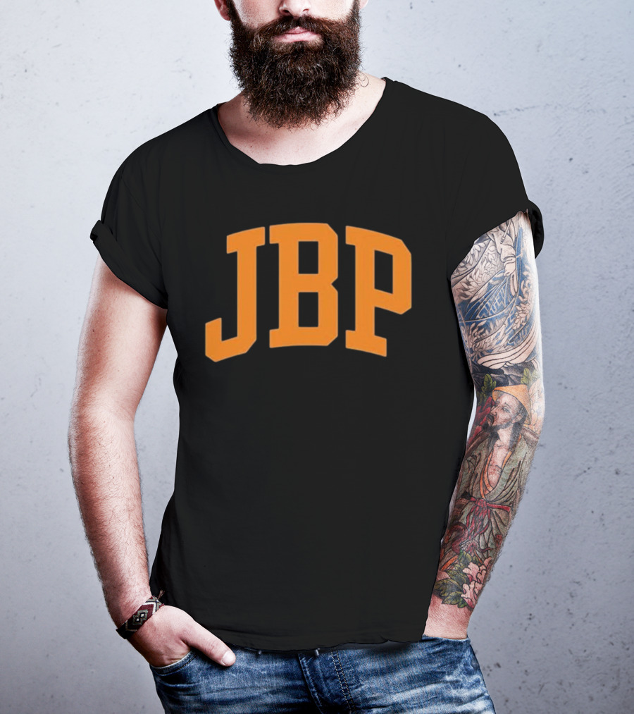 JBP Cobalt Orange Block Letters T-Shirt
