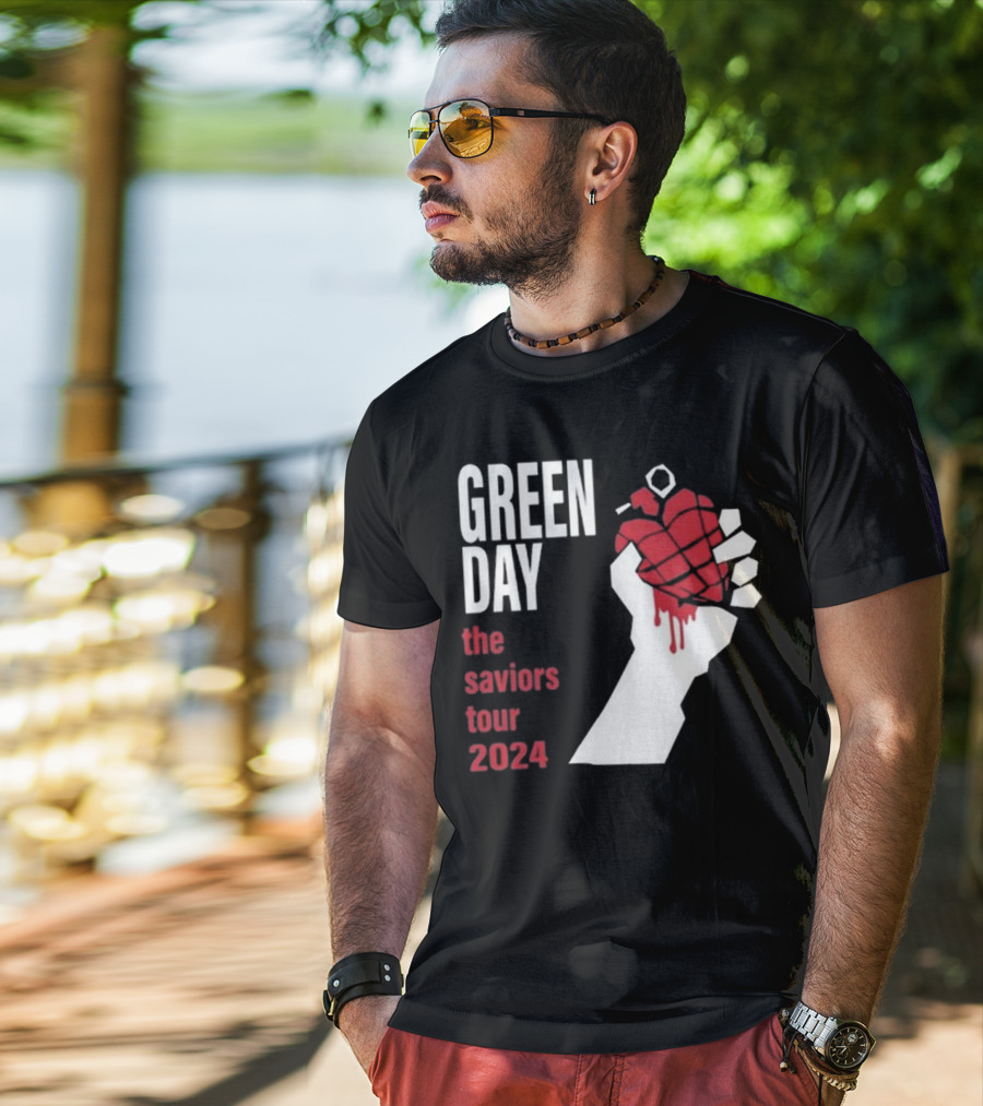 Green Day The Saviors Tour T-Shirt