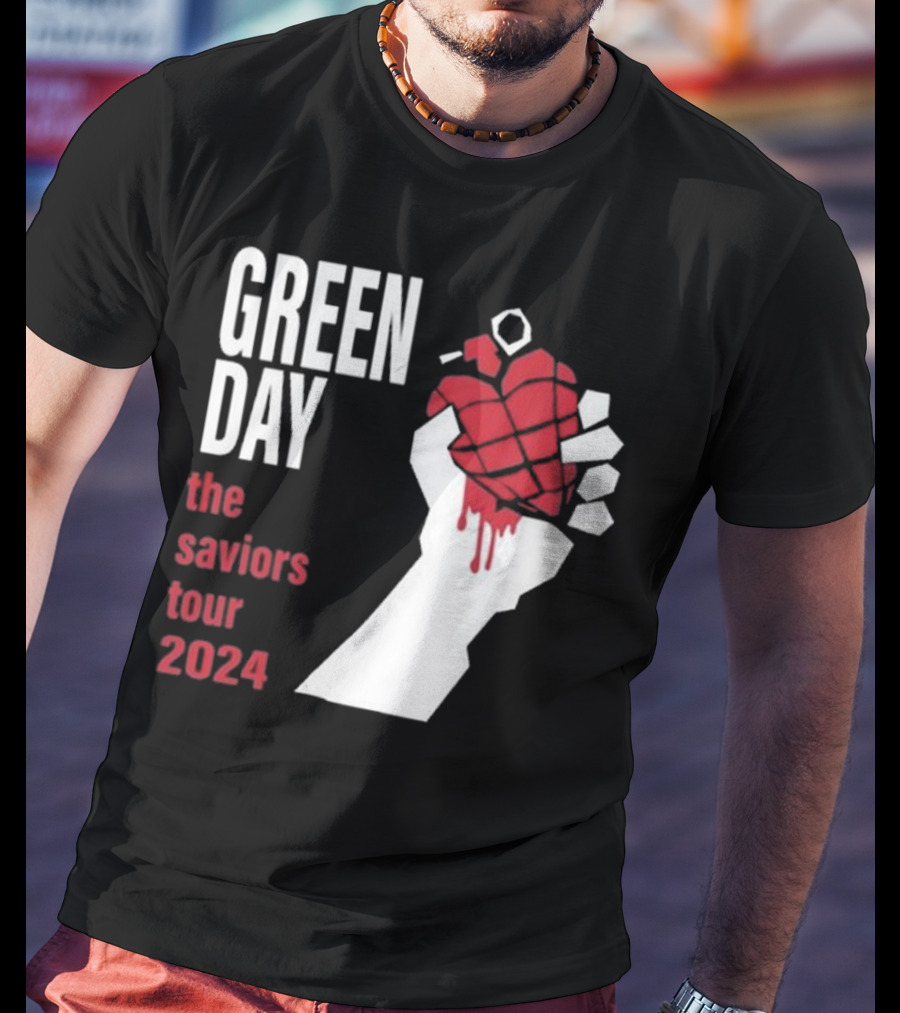 Green Day The Saviors Tour T-Shirt