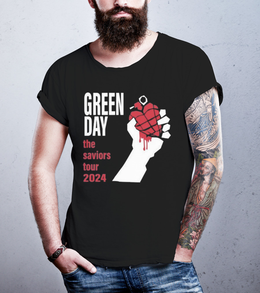 Green Day The Saviors Tour T-Shirt