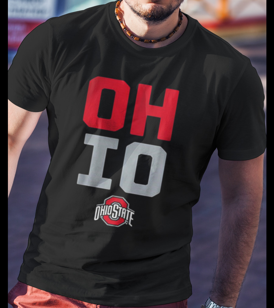 Ohio State OH-IO Slogan With Ohio State University T-Shirt