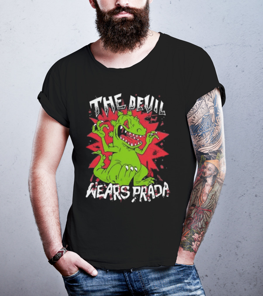 The Devil Wears Prada Reptar Rugrats Crossover T-Shirt