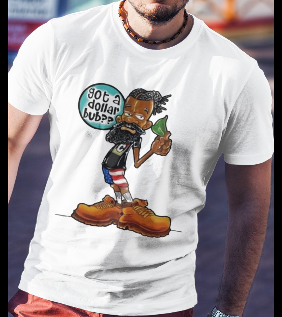 Damon Darling Got A Dollar Bub Character With Funky Style And Patriotic Colors T-Shirt