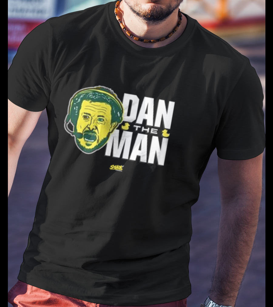 Dan Lanning Oregon Dan The Man Ducks Coach Headset Face T-Shirt
